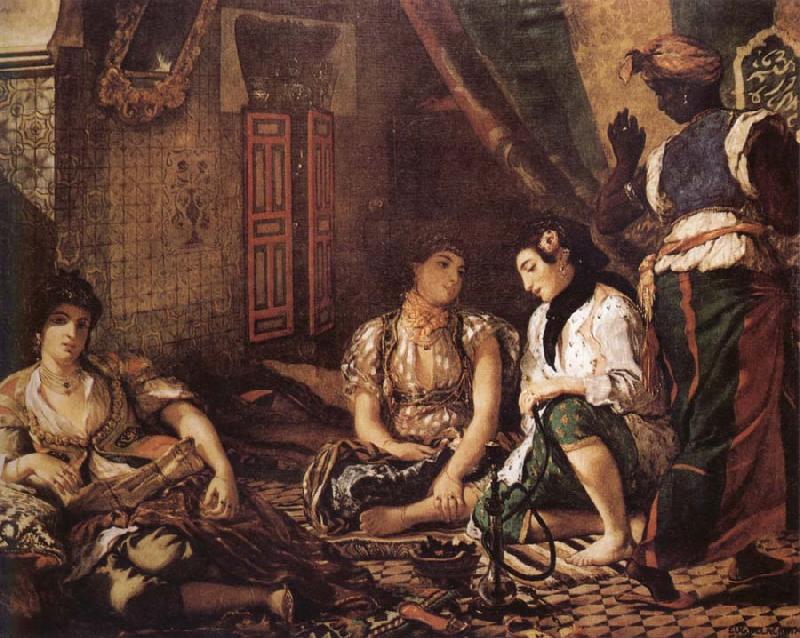 Eugene Delacroix Women of Aleigers Germany oil painting art